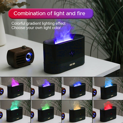 SerenityGlow RGB Flame Humidifier