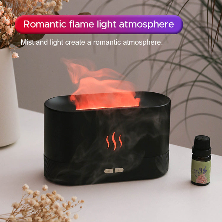 SerenityGlow RGB Flame Humidifier